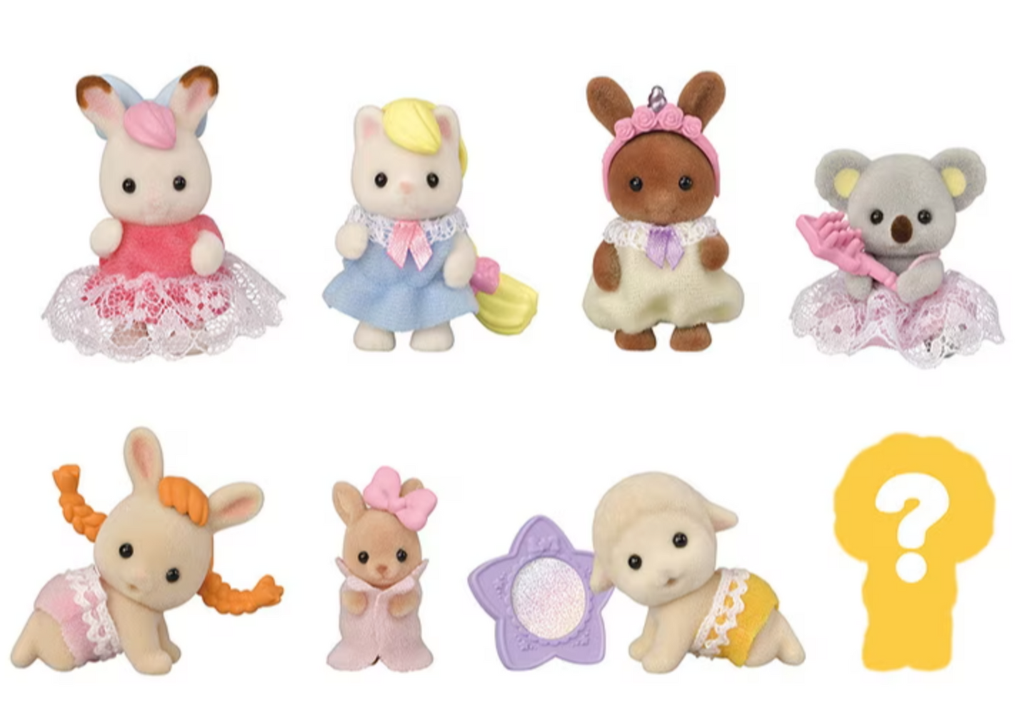Sylvanian families baby collection in blind package Cute Hairstyles series