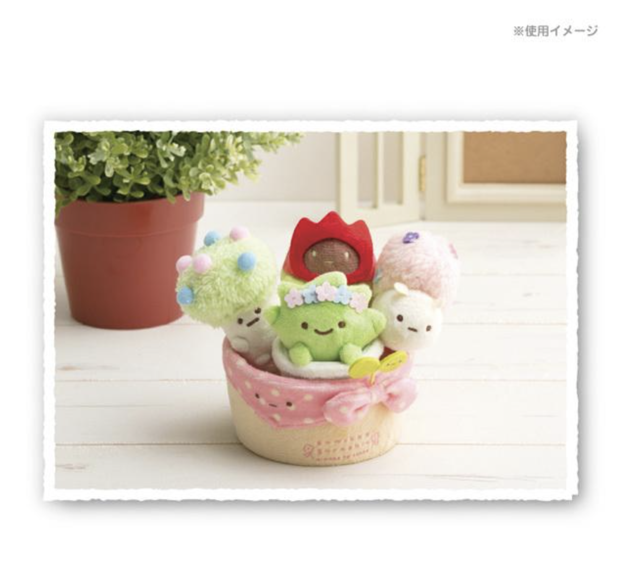 San-X Sumikko gurashi Flower Planter Plush Set from ' Minikko-to Asobo ' Theme San-X Japan