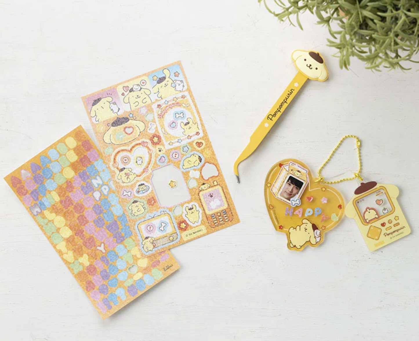 Sanrio Kuromi Decorating Kit Pinset/ Sticker/ Charm Sanrio Japan