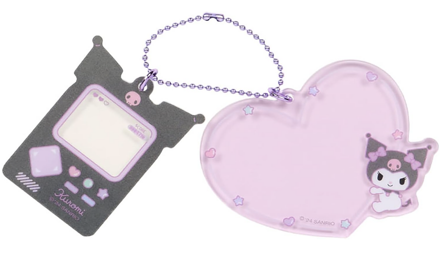 Sanrio Kuromi Decorating Kit Pinset/ Sticker/ Charm Sanrio Japan