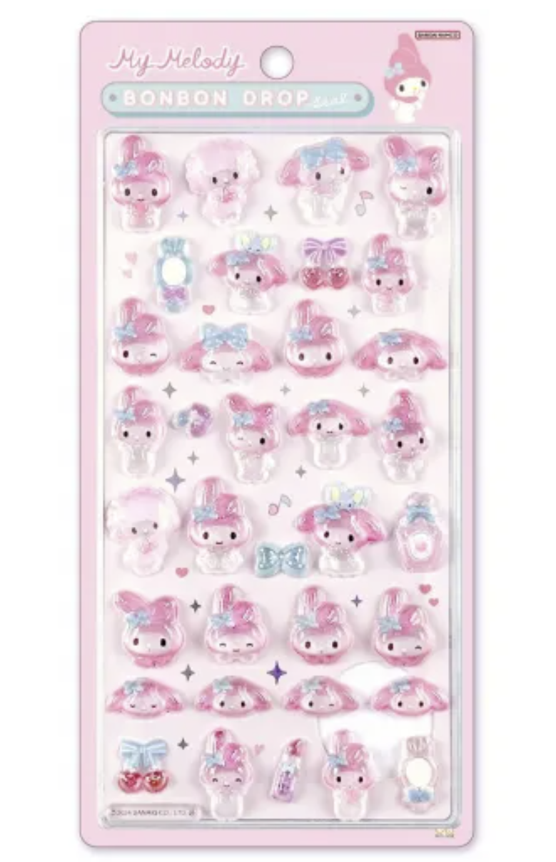 Bonbon Drop Sticker My Melody 3D Epoxy Resin Sticker