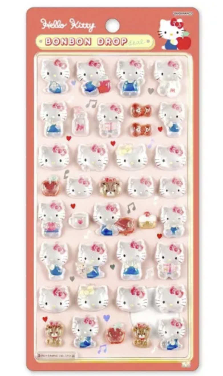 Bonbon Drop Sticker Hello Kitty A 3D Epoxy Resin Sticker