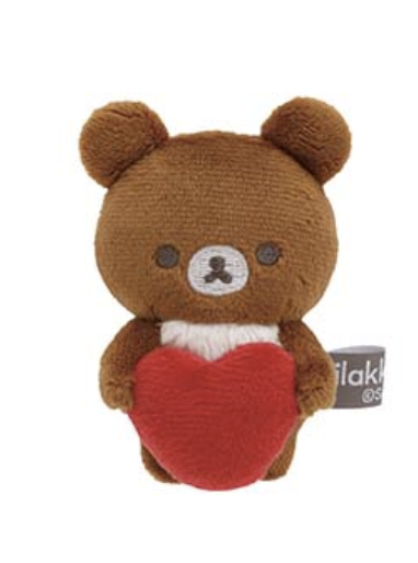 San-X Rilakkuma Limited Edition Tenori Plush with Heart San-X Japan