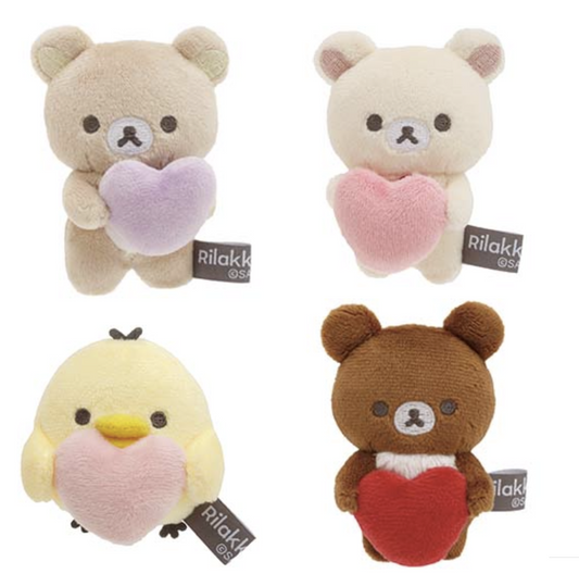 San-X Rilakkuma Limited Edition Tenori Plush with Heart San-X Japan
