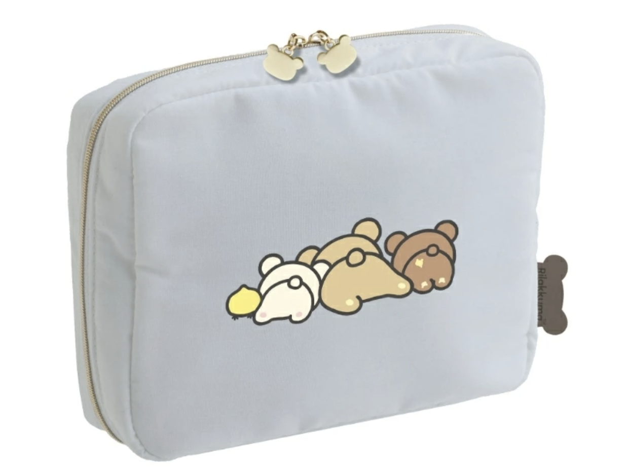 San-X Rilakkuma Big Pouch Case from Basic Rilakkuma Favorite Things Theme San- X Japan