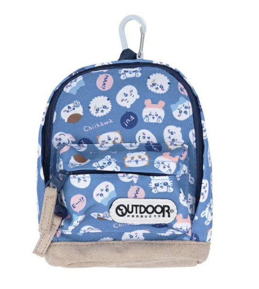 Chiikawa x Outdoor Pencil Case Pouch Blue
