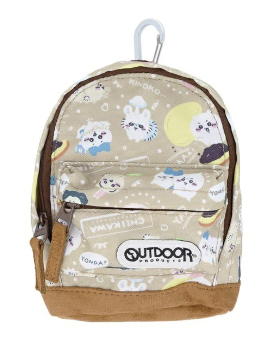 Chiikawa x Outdoor Pencil Case Pouch Beige