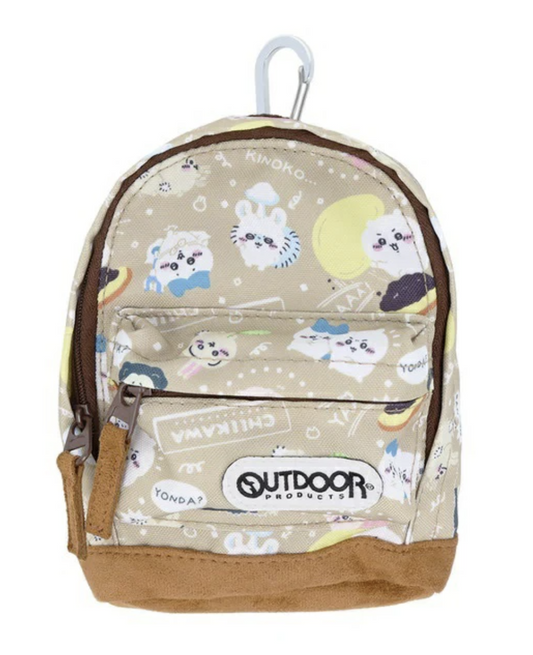 Chiikawa x Outdoor Pencil Case Pouch Beige