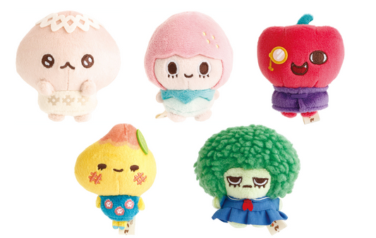 San-X Tenori Plush Momo-chan/ Berily/ Mysterious thief Paprika/ Mamango/ Buromi from Detective Tomanto theme San-X Japan