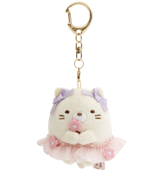 San-X Sumikko gurashi Neko Plush Keychain Limited Edition from Sumikko gurashi dou Ginkaku-ji San-X Japan