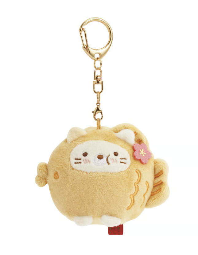 San-X Sumikko gurashi Neko Plush Keychain Wagashi theme Limited Edition Sumikko gurashi dou San-X Japan
