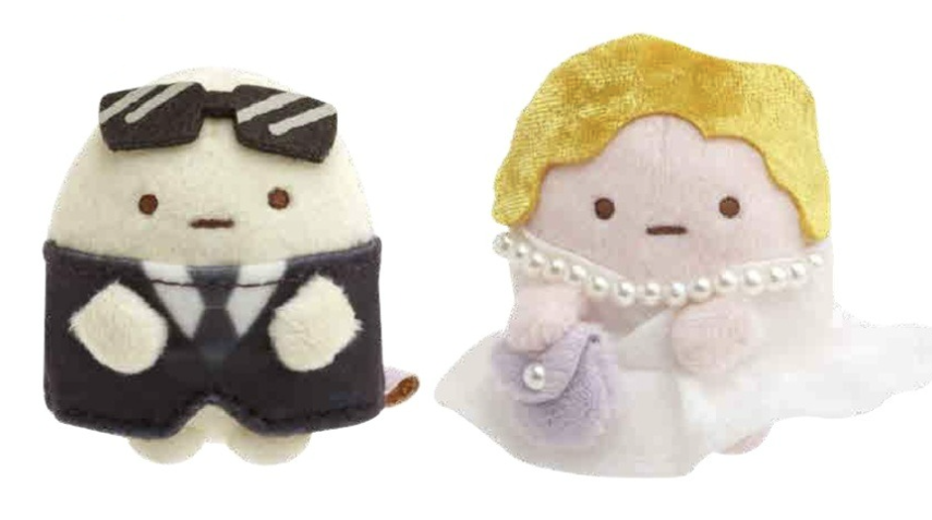 Sumikko gurashi Tenori Plush Set of Celebrity Tapioca from 10th Anniversary ! Limited edition from San-X Japan