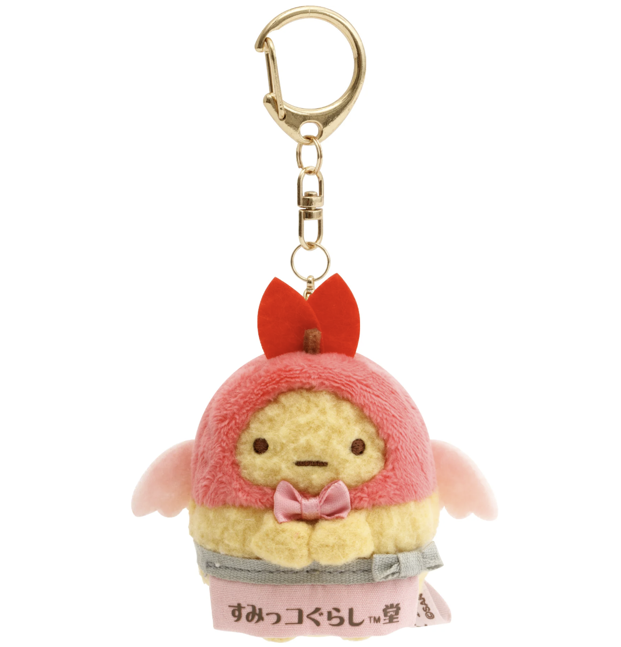 San-X Sumikko gurashi Limited Edition Ebifurai no shippo Plush Keychain from Sumikko gurashi Dou Zenkoji Nakamise Dori San-X Japan
