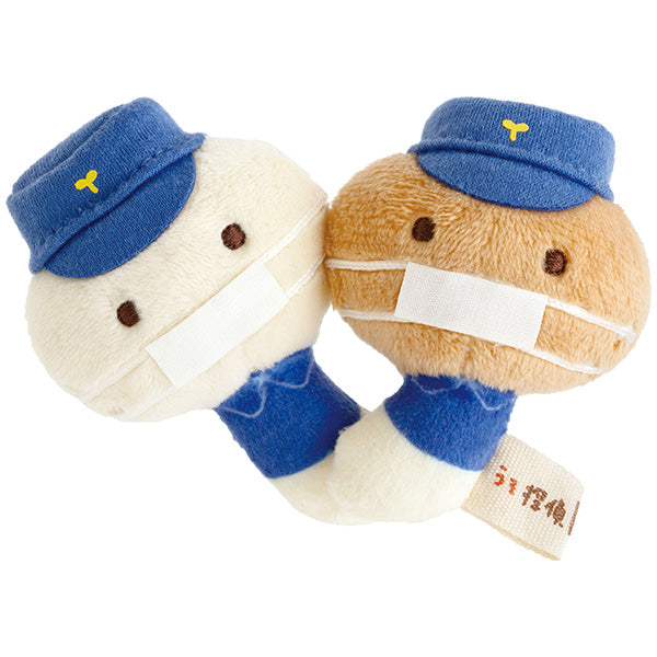 San-X Tenori Plush Detective Tomanto/ Pucchi/ Inspector Nasumbo/ Forensics Shimeji/ Police detective Lemonade from Detective Tomanto theme San-X Japan