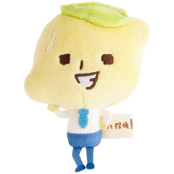 San-X Tenori Plush Detective Tomanto/ Pucchi/ Inspector Nasumbo/ Forensics Shimeji/ Police detective Lemonade from Detective Tomanto theme San-X Japan