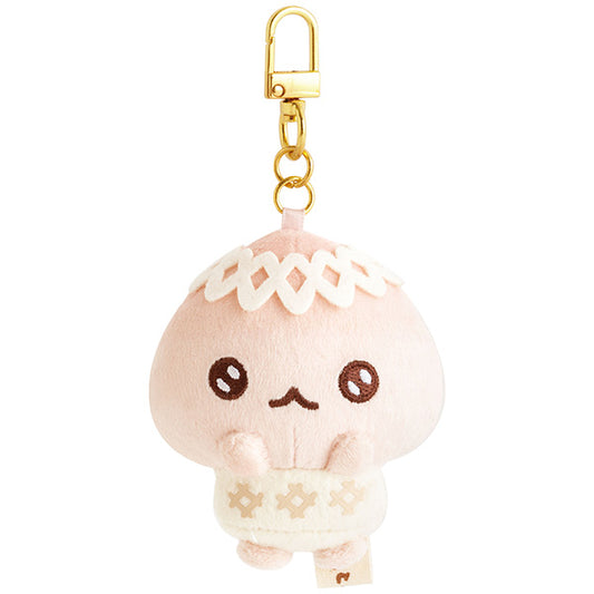 San-X Momo-chan Plush Keychain from Detective Tomanto theme San-X Japan