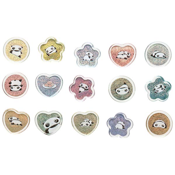 San-X Tarepanda Seal Bits Acrylic Flake stickers San-X Japan