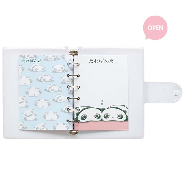 San-X Tarepanda Soft PVC 6-hole Blinder includes 10 sheets of release paper San-X Japan