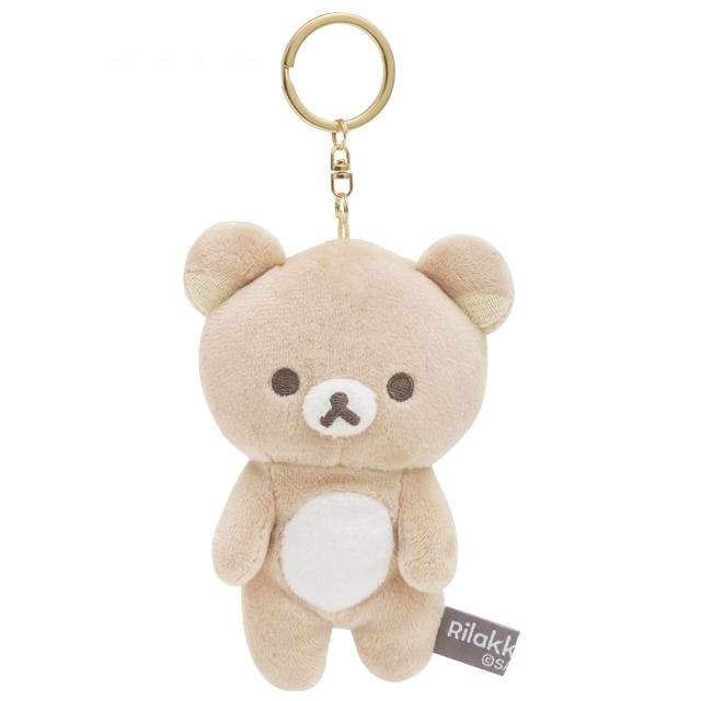 San-X Rilakkuma Plush Keychain  Rilakkuma/ Korilakkuma/ Kiiroitori/ Chairoi koguma from NEW BASIC RILAKKUMA Theme San-X Japan