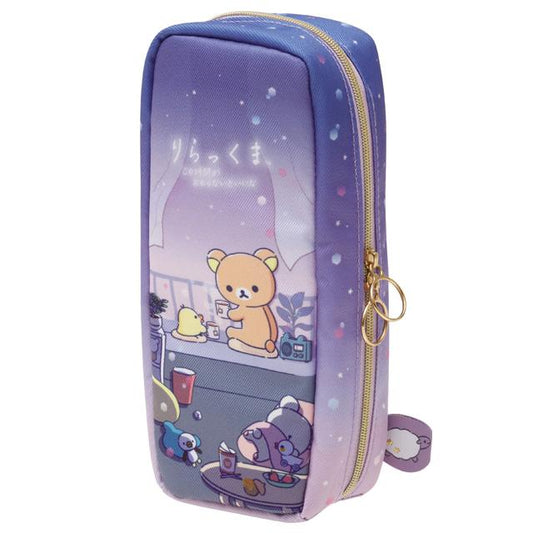 San-X Rilakkuma Pencil Pouch Case from 'Relax with Rilakkuma at Night' theme San-X Japan