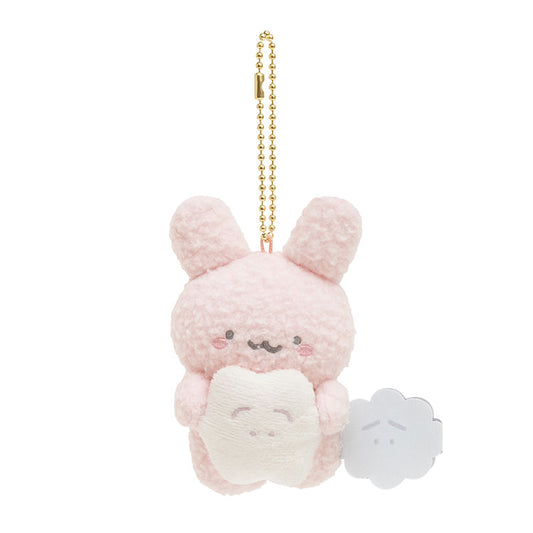 San-X Tomopu plush keychain from Kumausa series San-X Japan