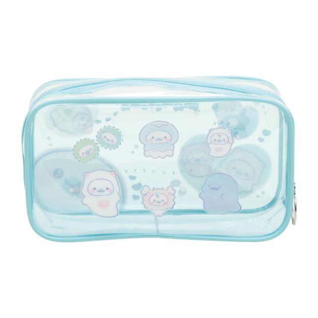 San-X Mamegoma Pencil Case Pouch Transparent San-X Japan