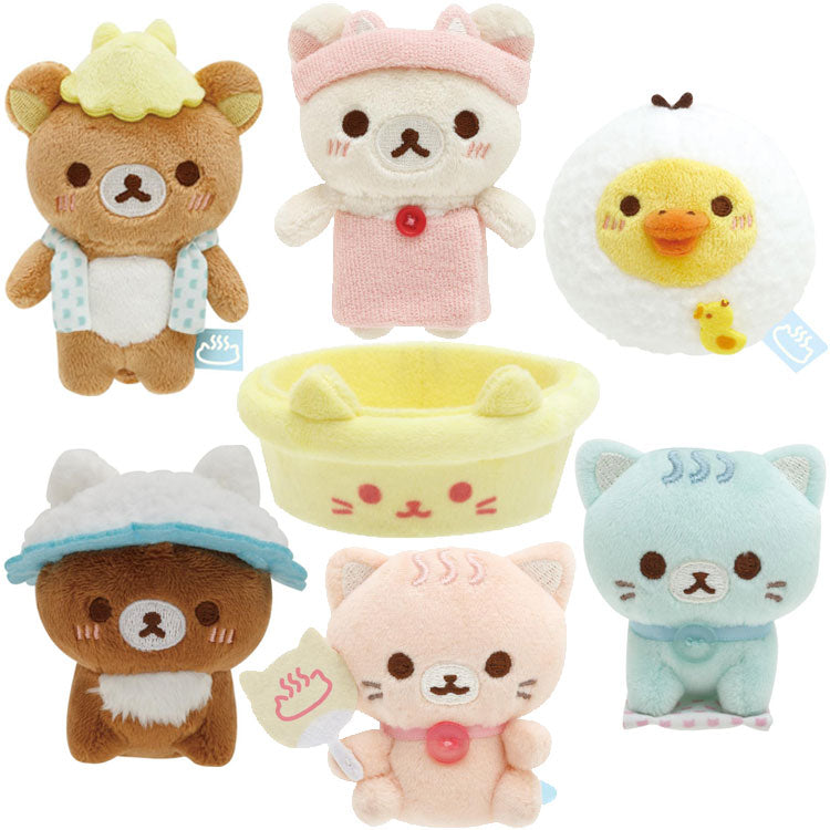 San-X Rilakkuma Tenori Plush from 'Neko Neko no Yu' theme San-X Japan