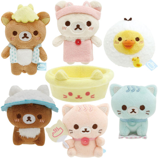 San-X Rilakkuma Tenori Plush from 'Neko Neko no Yu' theme San-X Japan