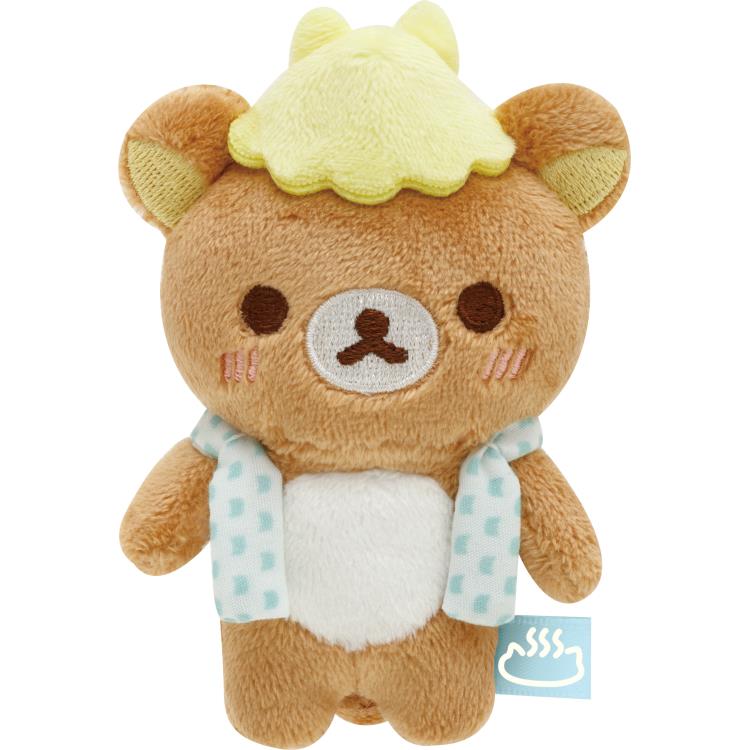San-X Rilakkuma Tenori Plush from 'Neko Neko no Yu' theme San-X Japan