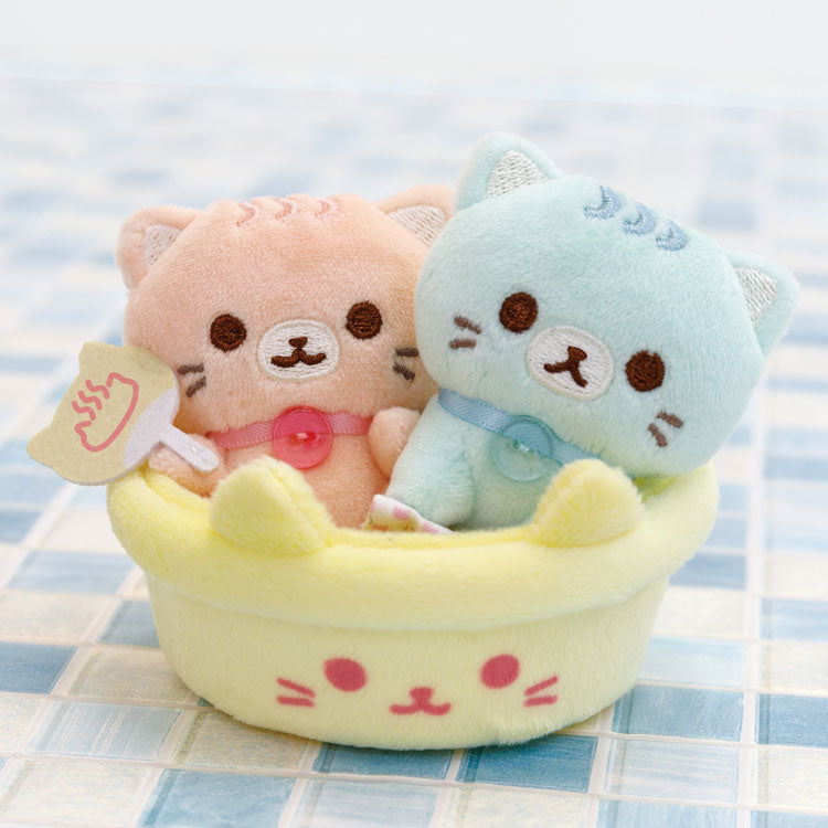 San-X Rilakkuma Tenori Plush from 'Neko Neko no Yu' theme San-X Japan