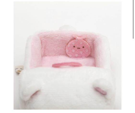Sumikko gurashi Shirokuma Plush Car for Tenori Plush from San-X Japan