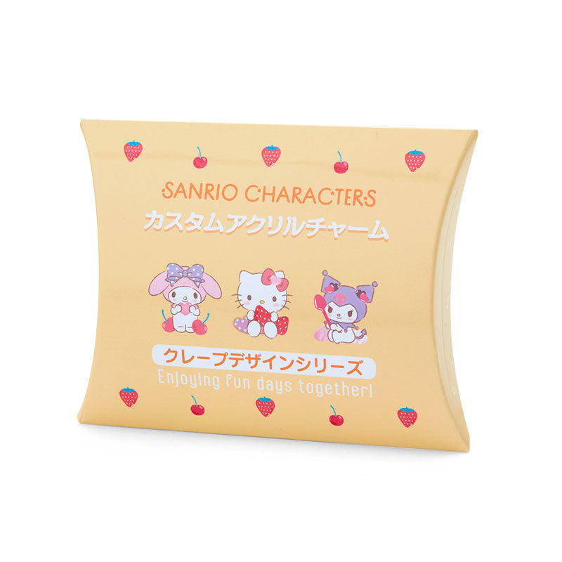 Sanrio Acrylic customize Keychain Key Holder Crepe Design with Blind Package Sanrio Japan