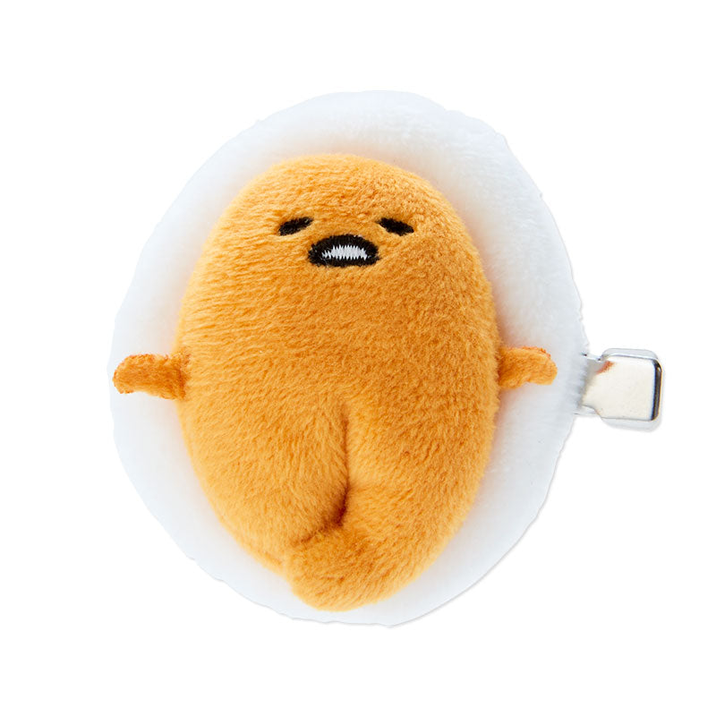 Sanrio Gudetama Plush Hair Clip from 10th Anniversary Gudetama Land Special Edition Sanrio Direct from Japan