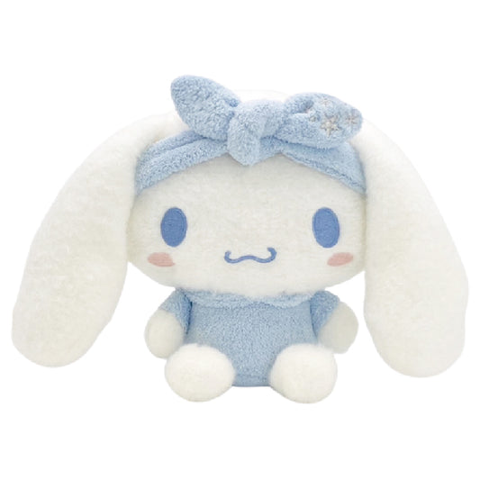 Sanrio Plush Cinnamon roll from 'Ouchi-de Pajamas!' theme Height 17cm approx Sanrio Japan