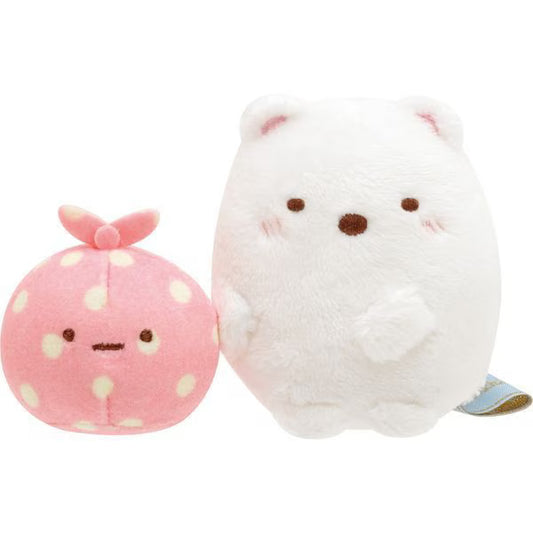San-X Sumikko gurashi Shirokuma & Furoshiki Tenori Plush Ouchi de Cafe Shirokuma cafe theme from San-X Japan