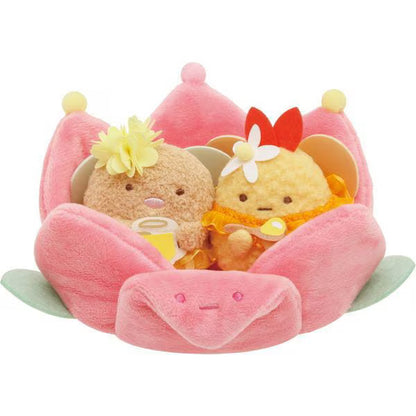 San-X Sumikko gurashi Scene Plush set Zassou & Fairies Flower garden theme from San-X Japan