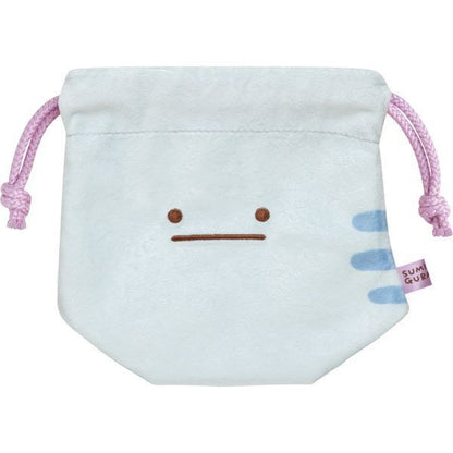 San-X Sumikko gurashi Tsuchinoko Drawstring Bag Fushigi na Otomodachi - Mysterious Friends theme from San-X Japan