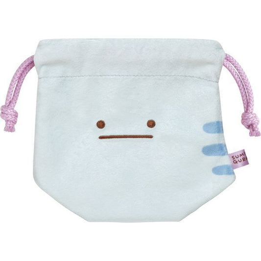 San-X Sumikko gurashi Tsuchinoko Drawstring Bag Fushigi na Otomodachi - Mysterious Friends theme from San-X Japan