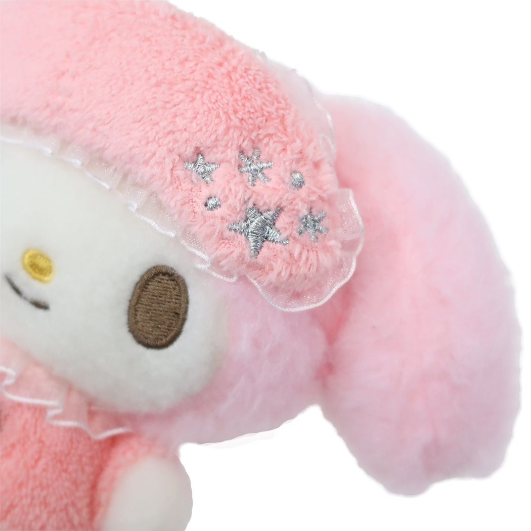 Sanrio Plush Keychain Kuromi from 'Ouchi-de Pajamas!' theme Height 13cm approx Sanrio Japan
