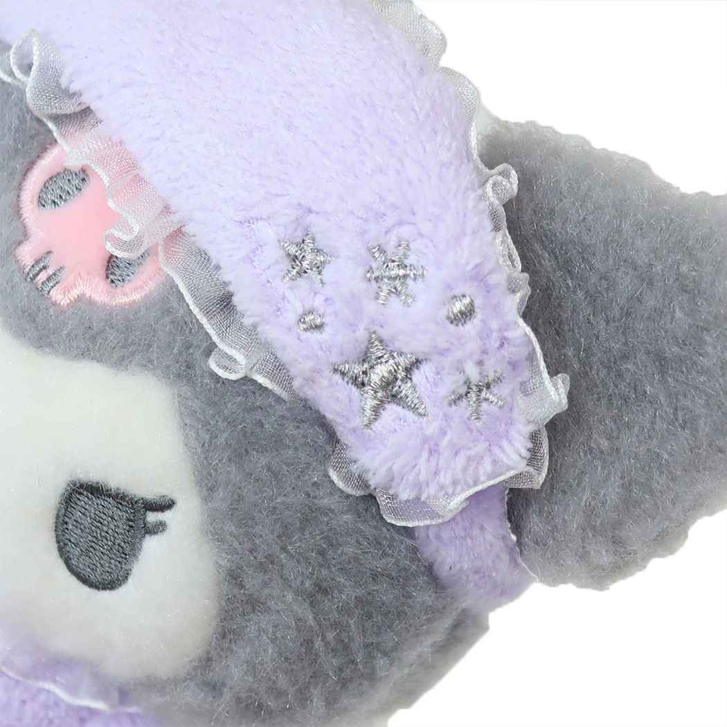 Sanrio Plush Kuromi from 'Ouchi-de Pajamas!' theme Height 24cm approx Sanrio Japan