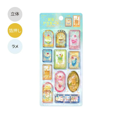 Kyururun 3D Sticker Cafe Ala Mode Stained Glass Vol.2 from BGM