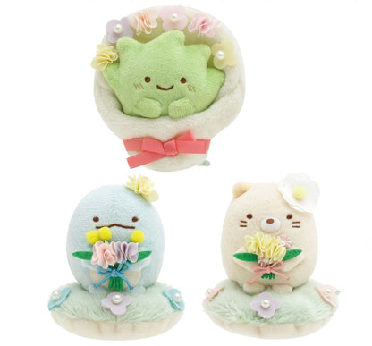 San-X Sumikko gurashi Flower Plush Zassou/ Tokage/ Neko, Zassou & Fairies Flower Garden theme San-X Japan