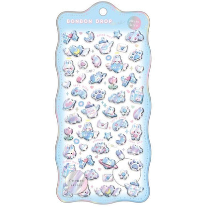Bonbon Drop Sticker Mizuiro Bonbon Aurora (Rabbit) 3D Epoxy Resin Sticker