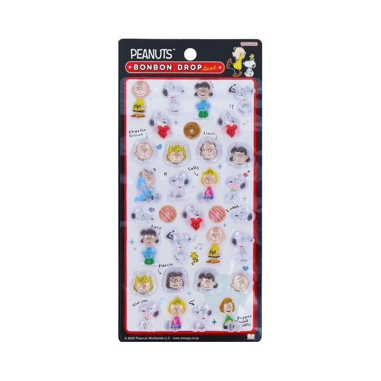 Bonbon Drop Sticker Peanuts Snoopy A 3D Epoxy Resin Sticker