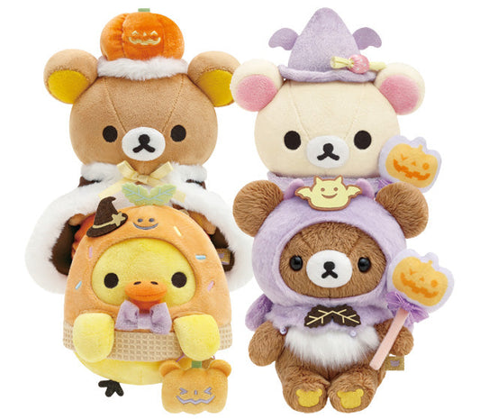 San-X Rilakkuma Plush Magical Pumpkin Halloween in 2023 Rilakkuma/ Korilakkuma/ Kiiroitori/ Chairoi kogumaSan-X Japan