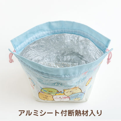 Sun-X Sumikko gurashi Lunch Box Pouch Aluminum foil insulated Bag San-X Japan