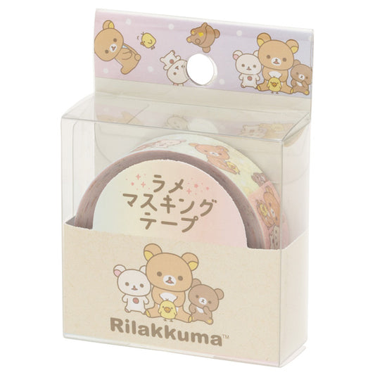 San-X Rilakkuma Glittery Washi Tape 15mm x 5M San-X Japan
