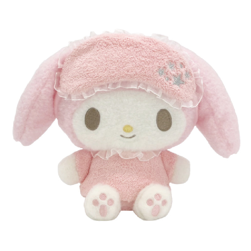 Sanrio Plush My Melody from 'Ouchi-de Pajamas!' theme Height 18.5cm approx Sanrio Japan