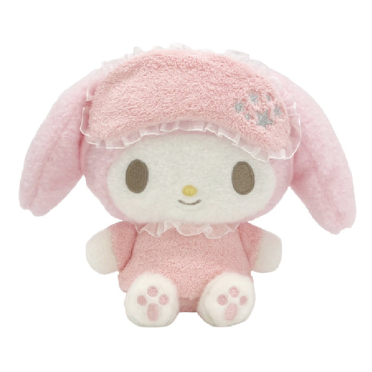 Sanrio Plush My Melody from 'Ouchi-de Pajamas!' theme Height 18.5cm approx Sanrio Japan