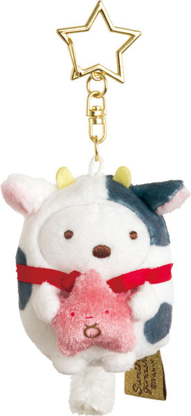 Sumikko gurashi Shirokuma Taurus Plush Keychain Zodiac theme from San-X Japan